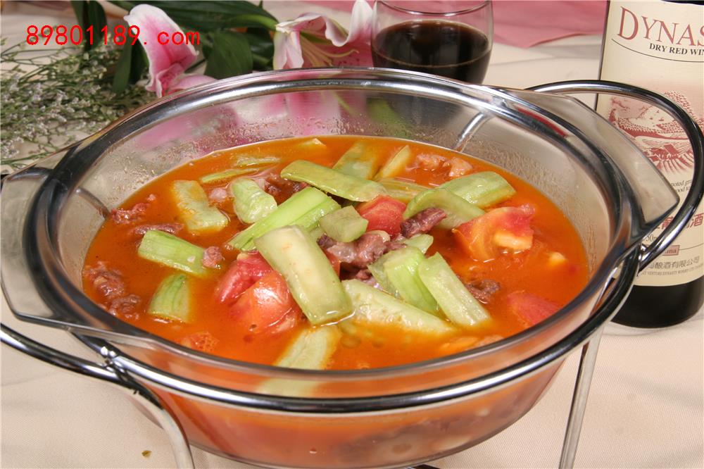 丝瓜炖牛尾